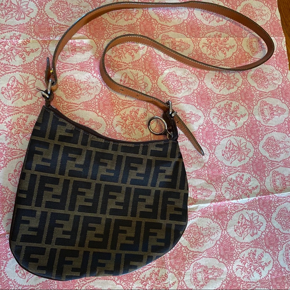 Authentic Fendi Asymmetrical purse vintage